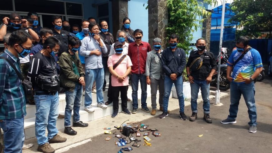 Wartawan Cianjur Protes Petugas