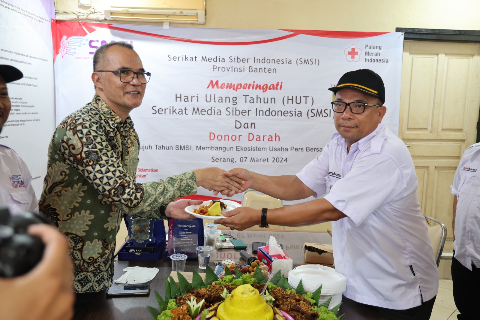 HUT Ke-7 Tahun, SMSI Provinsi Banten Gelar Donor Darah