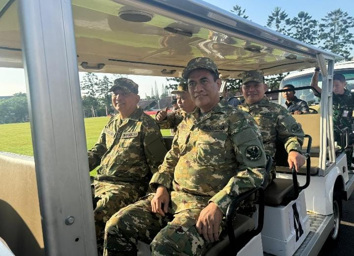 Mentan Amran, Menhan Safrie, Penasihat Khusus Presiden RI Dudung Kompak dalam Acara Pembekalan Khusus Para Menteri