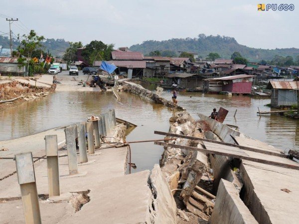 Kementerian PU Tangani Longsor Susulan di Jalan Poros Tenggarong–Samarinda
