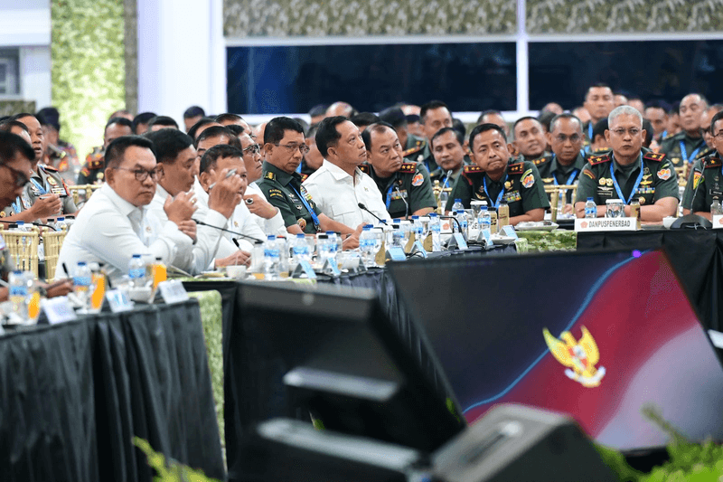 Mendagri Tito Hadiri Penyampaian Taklimat Presiden kepada 800 Perwira Tinggi TNI-Polri